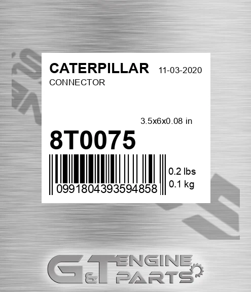 8T0075 Connector for CATERPILLAR