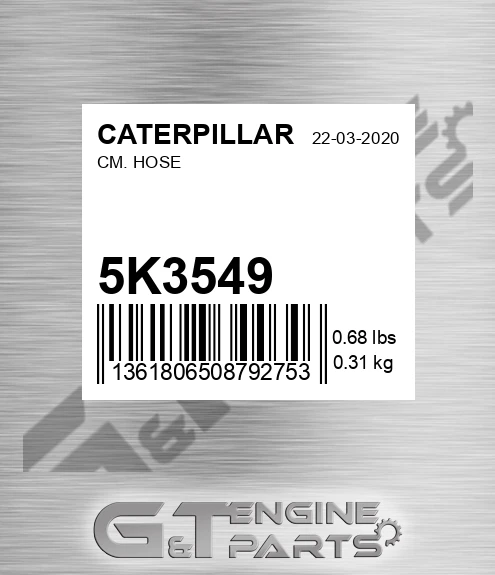 5K-3549 Cm. Hose