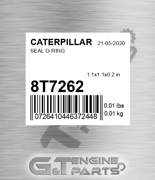 8T-7262 Seal O-ring for CATERPILLAR