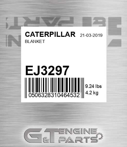 EJ3297 Blanket for CATERPILLAR