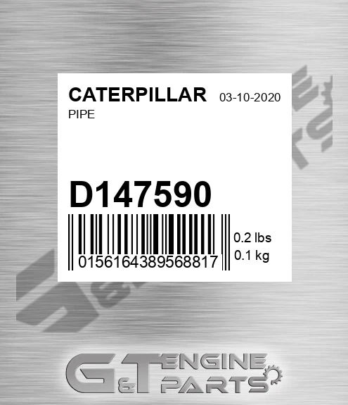 D147590 Pipe