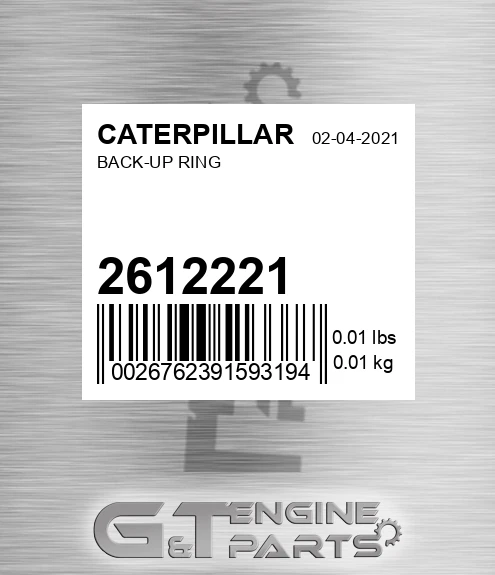261-2221 Back-up Ring for CATERPILLAR