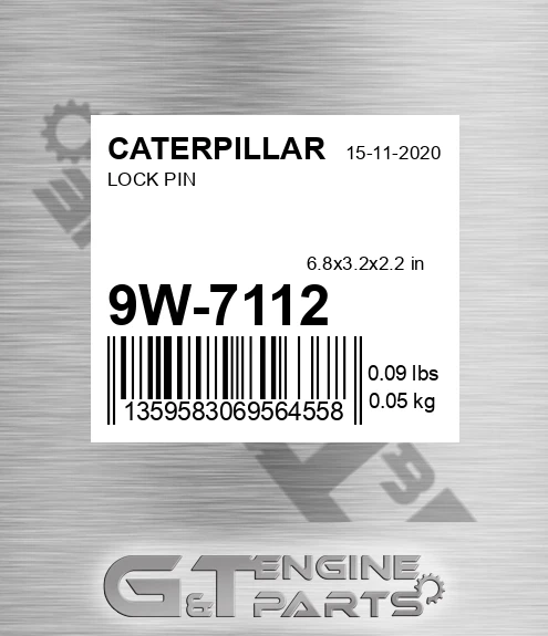 9W-7112 Lock Pin for CATERPILLAR