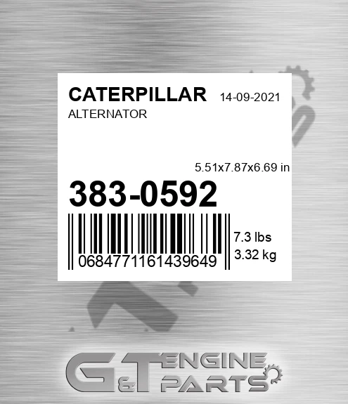 3830592 Alternator