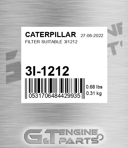 3I-1212 Filter Suitable for CATERPILLAR
