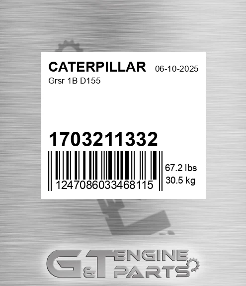 1703211332 Grsr 1b D155 for CATERPILLAR