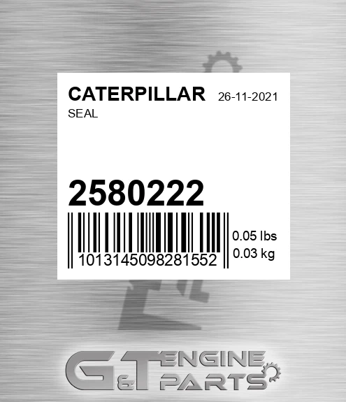 258-0222 Seal for CATERPILLAR