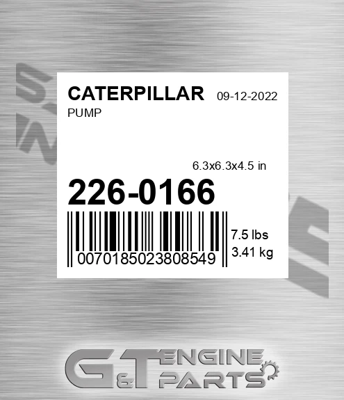 226-0166 Pump for CATERPILLAR