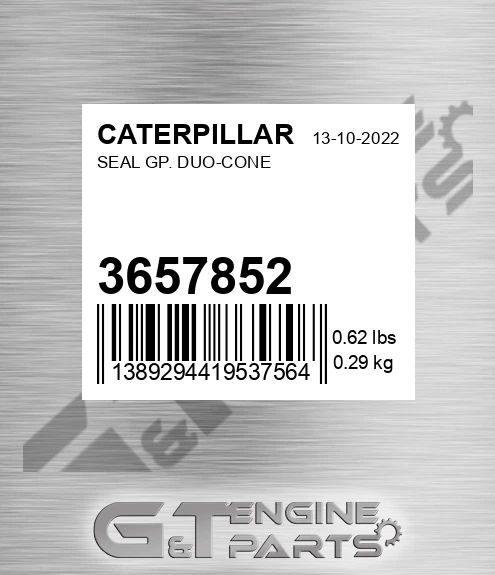 365-7852 Seal Gp. Duo-cone for CATERPILLAR