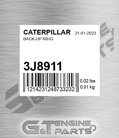 3J-8911 Back-up Ring for CATERPILLAR