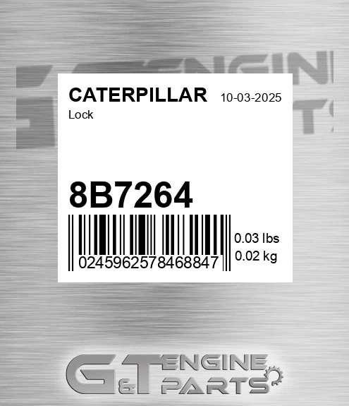 8B7264 CATERPILLAR Lock