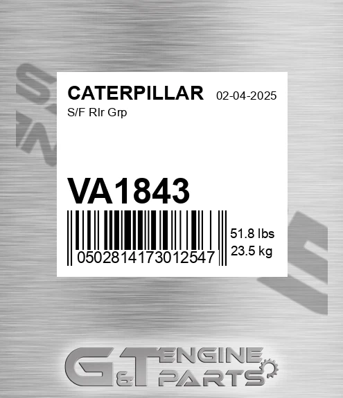 VA1843 S/f Rlr Grp for CATERPILLAR