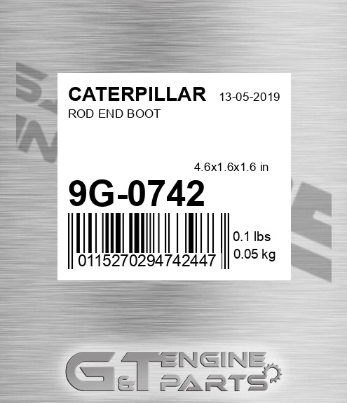 9G-0742 Rod End Boot for CATERPILLAR