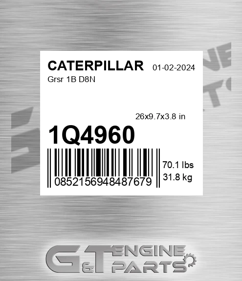 1Q4960 Grsr 1b D8n for CATERPILLAR
