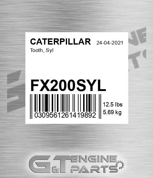 FX200SYL Tooth, Syl for CATERPILLAR