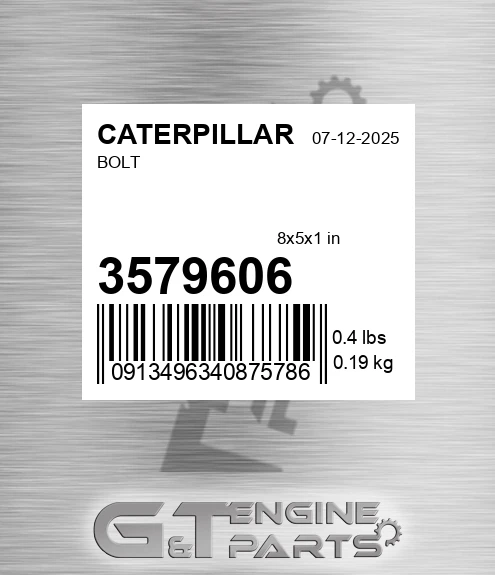 357-9606 Bolt for CATERPILLAR