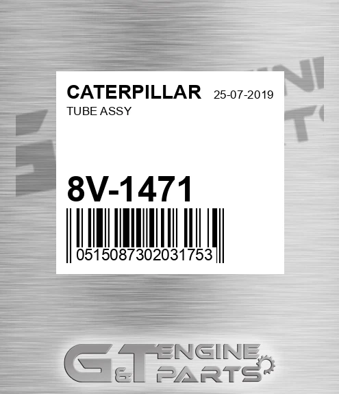 8V-1471 Tube Assy for CATERPILLAR