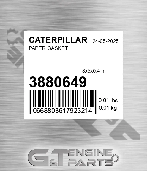 388-0649 Paper Gasket