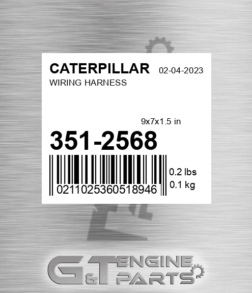 351-2568 Wiring Harness