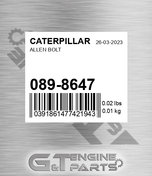 089-8647 Allen Bolt