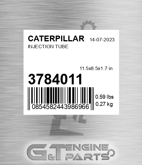 378-4011 Injection Tube