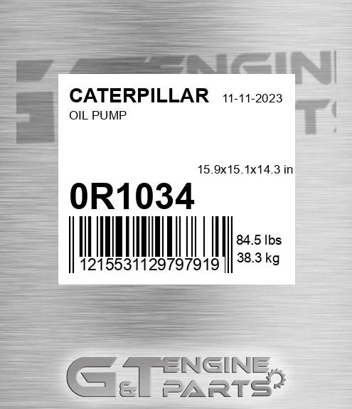 0R-1034 Oil Pump