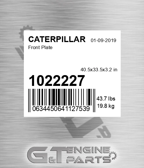 1022227 Front Plate for CATERPILLAR