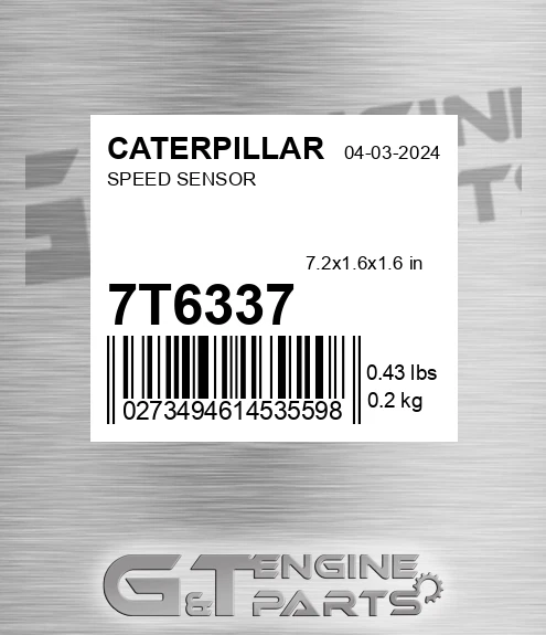 7T-6337 Speed Sensor
