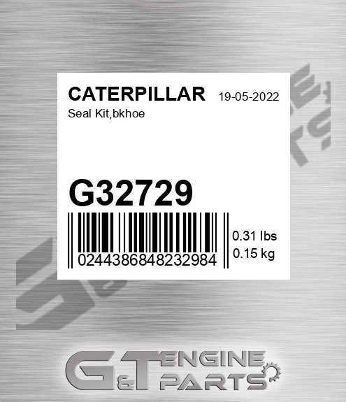 G32729 Seal Kit,bkhoe for CATERPILLAR