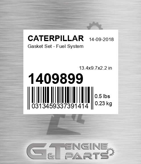 1409899 Gasket Set - Fuel System