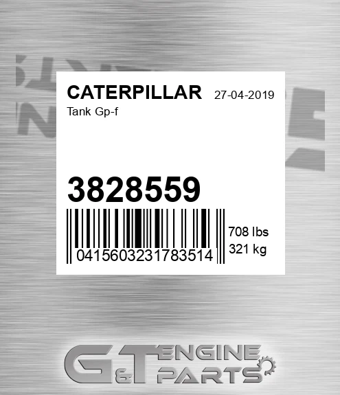 3828559 Tank Gp-f for CATERPILLAR