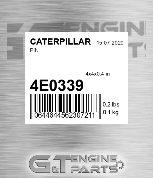 4E-0339 Pin for CATERPILLAR