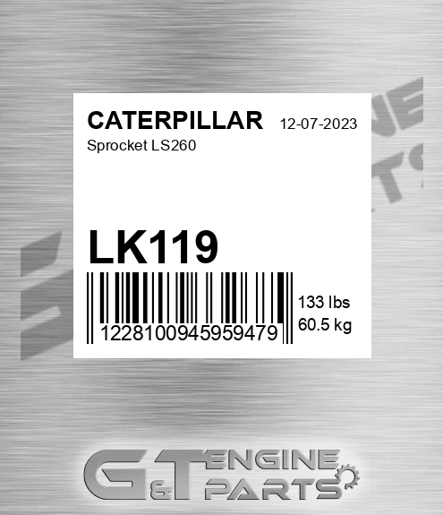 LK119 Sprocket Ls260