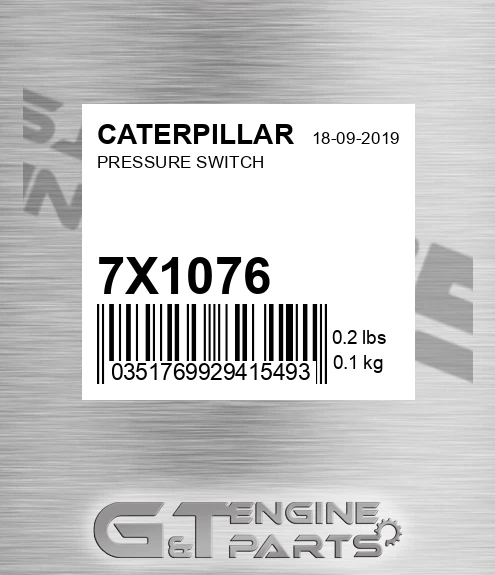7X-1076 Pressure Switch for CATERPILLAR