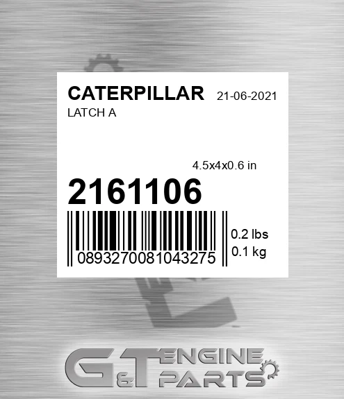2161106 Latch A