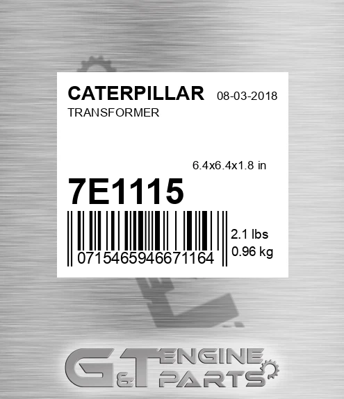7E1115 CATERPILLAR Transformer