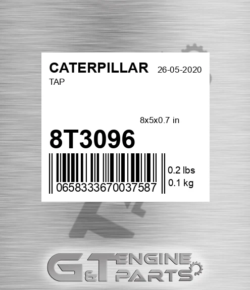 8T3096 Tap for CATERPILLAR
