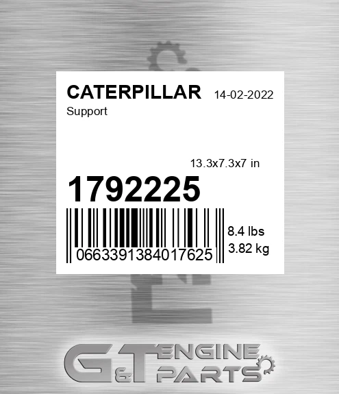 1792225 Support for CATERPILLAR
