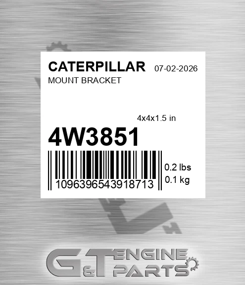 4W-3851 Mount Bracket for CATERPILLAR