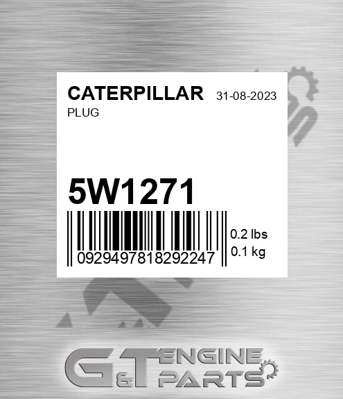 5W-1271 Plug for CATERPILLAR