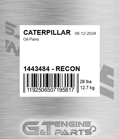 1443484 - RECON Oil Pans for CATERPILLAR