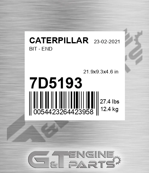 7D5193 Bit - End