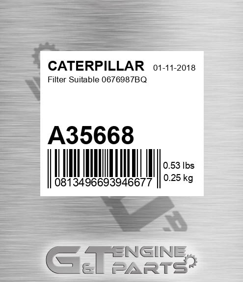 A35668 Filter Suitable 0676987bq
