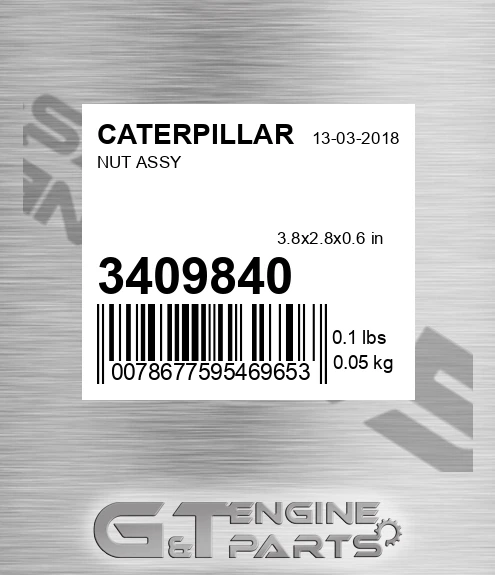 340-9840 Nut Assy