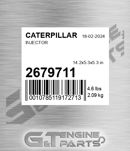 267-9711 Injector for CATERPILLAR
