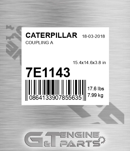 7E1143 Coupling A for CATERPILLAR