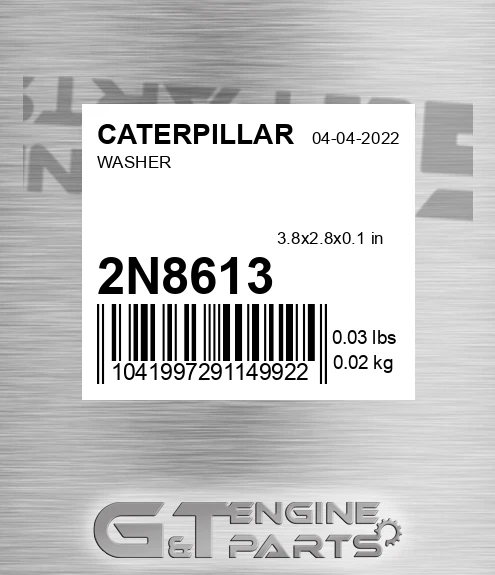2N8613 Washer