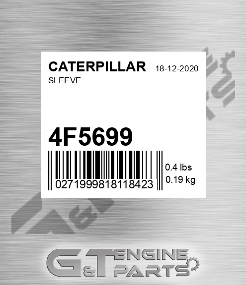 4F5699 Sleeve for CATERPILLAR