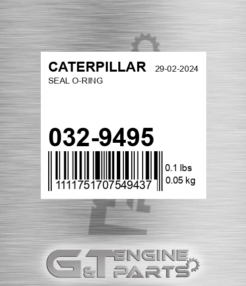 032-9495 Seal O-ring