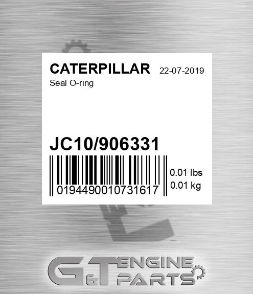 JC10/906331 Seal O-ring
